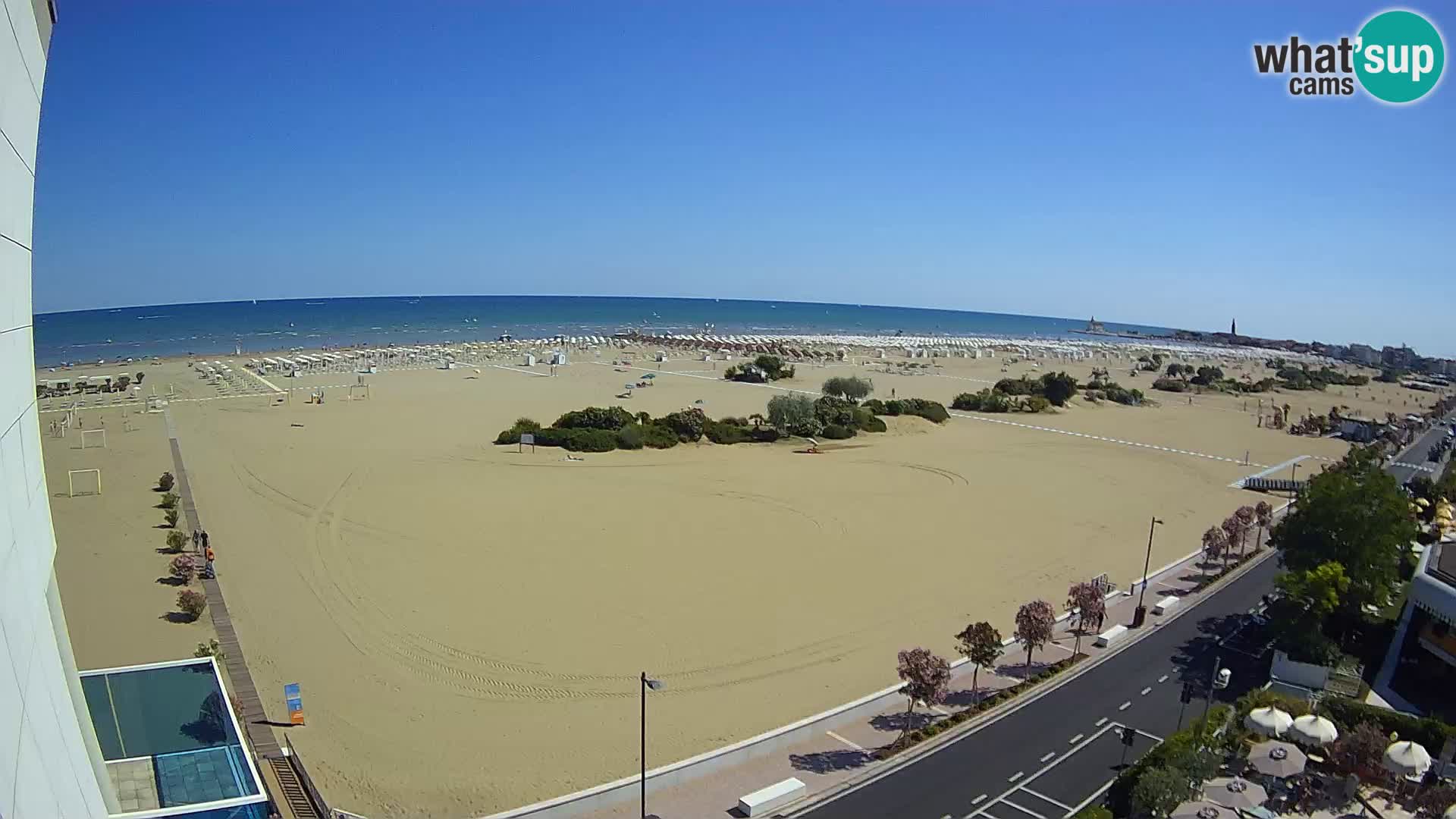 Hotel Panoramic u živo Caorle plaža Levante web kamera – Italija