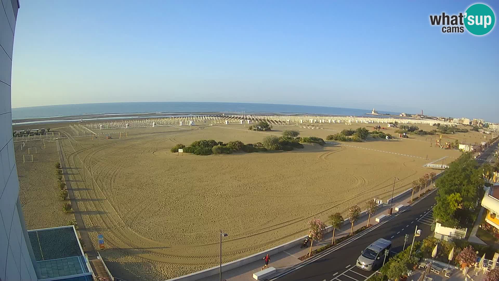 Hotel Panoramic v živo Caorle plaža Levante spletna kamera – Italija