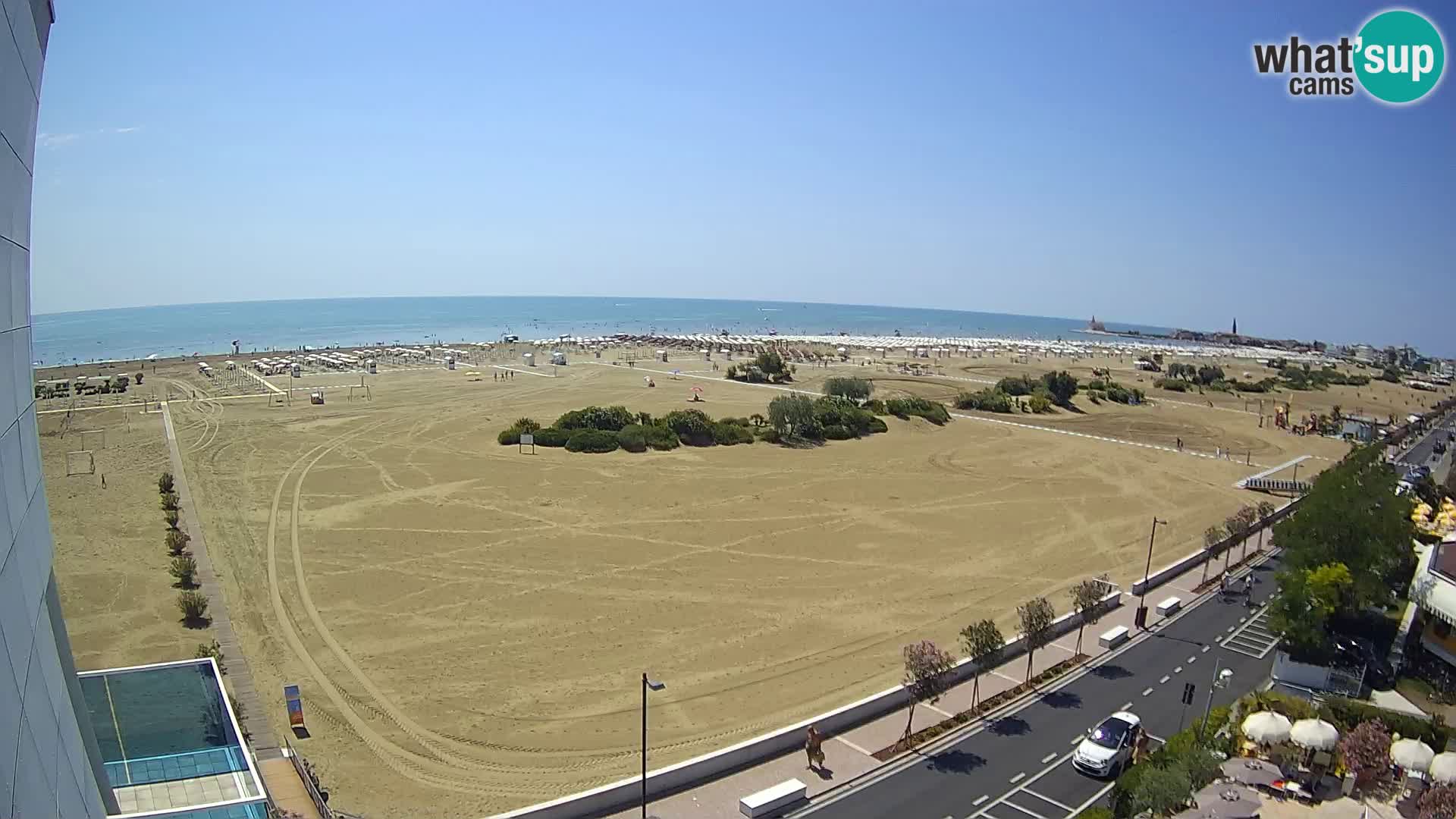 Hotel Panoramic dal vivo Caorle spiaggia Levante webcam