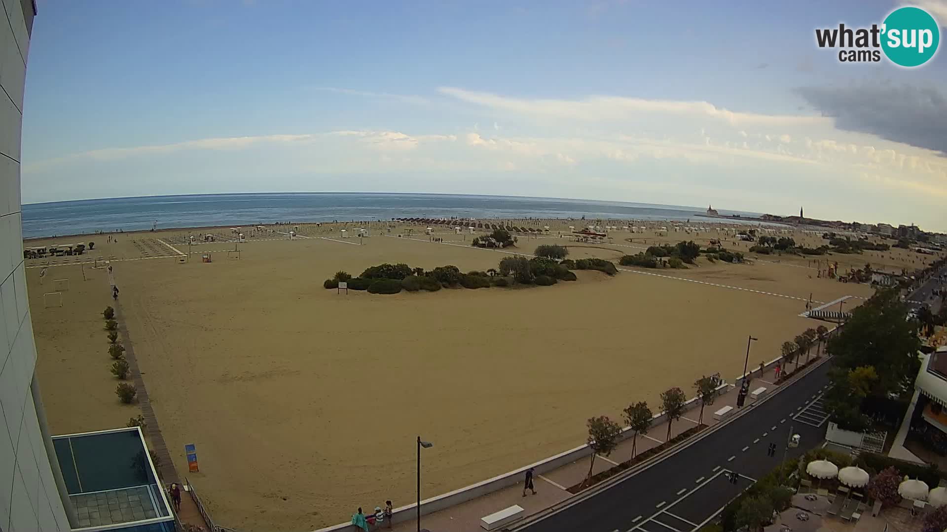 Hotel Panoramic v živo Caorle plaža Levante spletna kamera – Italija
