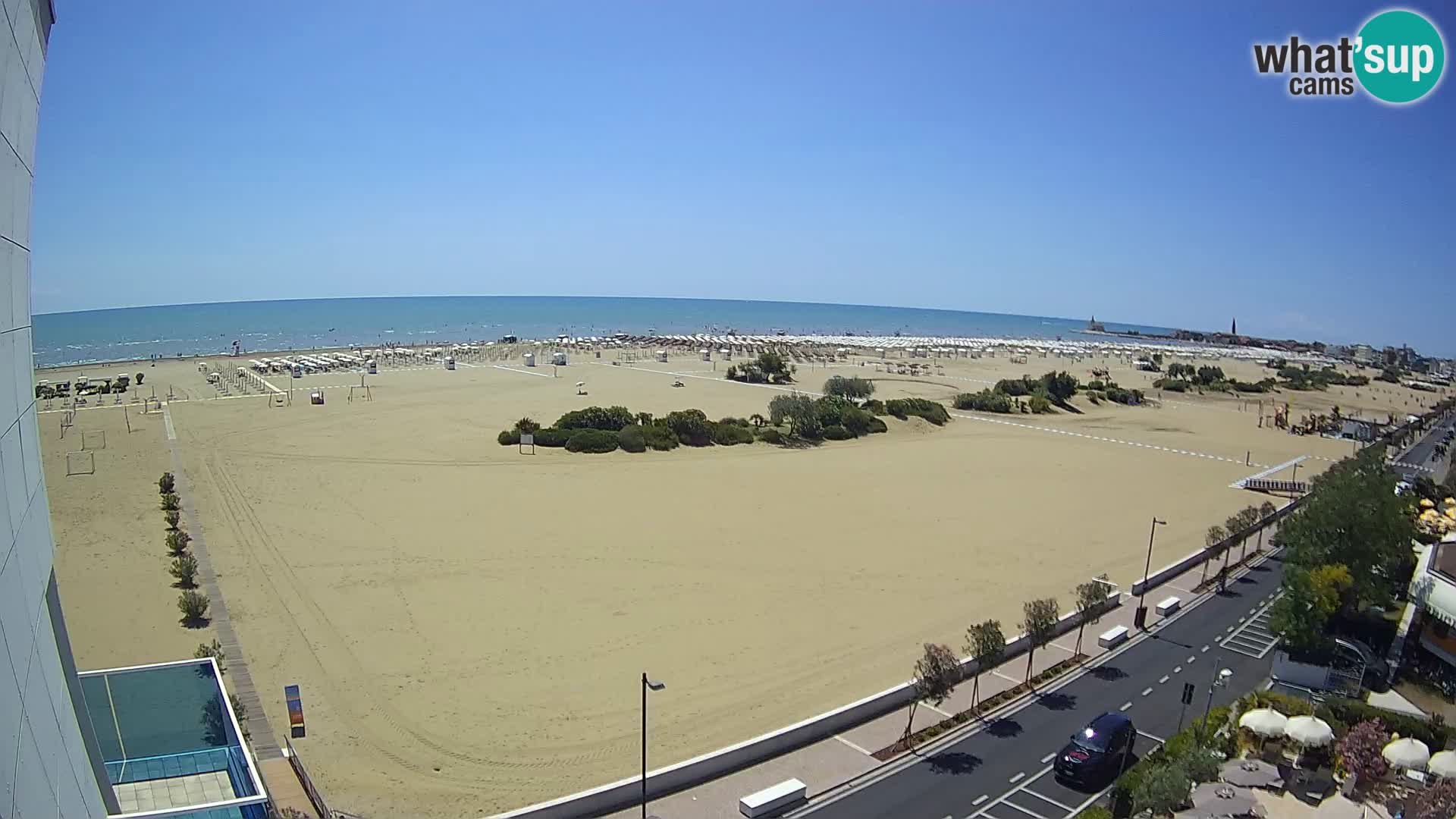 Hotel Panoramic en vivo Caorle playa Levante webcam – Italia