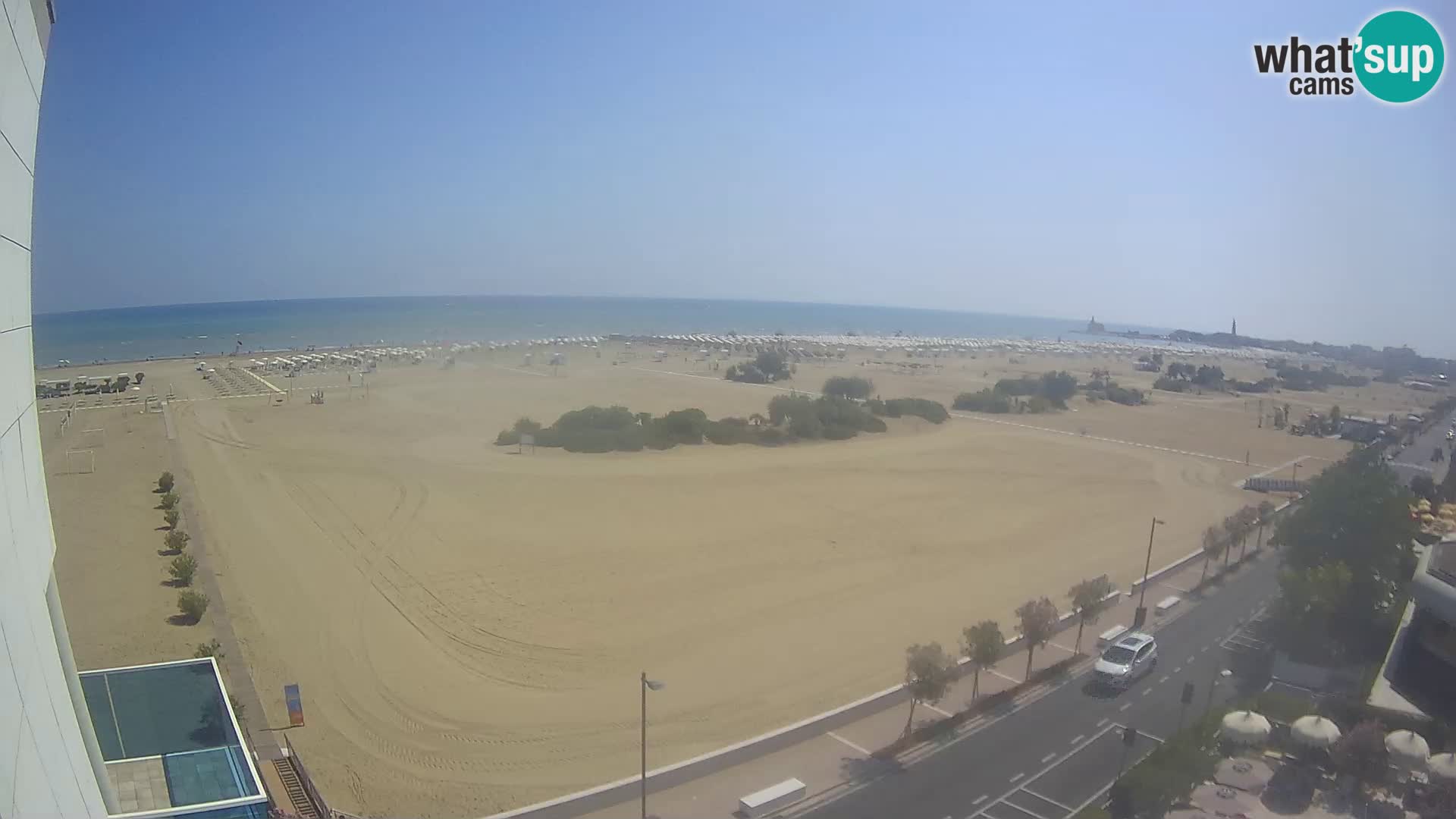 Hotel Panoramic v živo Caorle plaža Levante spletna kamera – Italija