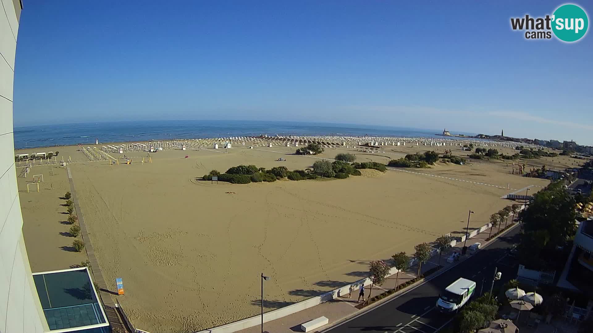 Hotel Panoramic u živo Caorle plaža Levante web kamera – Italija