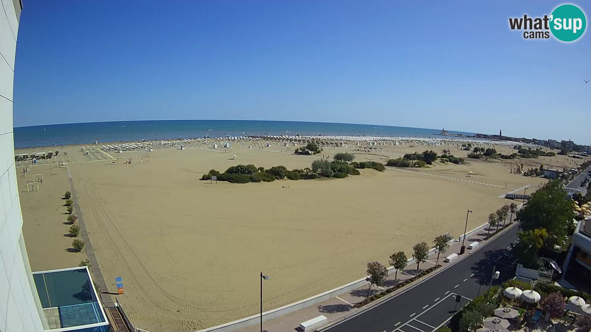 Hotel Panoramic u živo Caorle plaža Levante web kamera – Italija