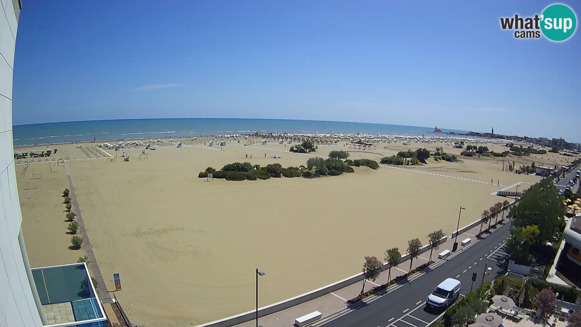 Hotel Panoramic u živo Caorle plaža Levante web kamera – Italija