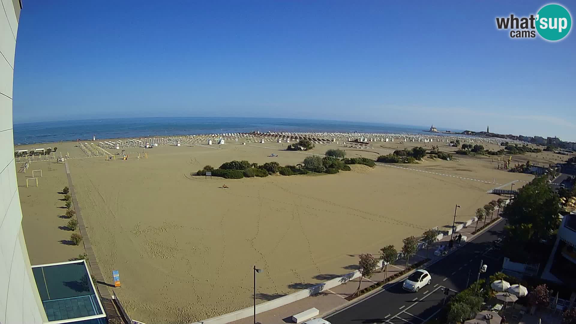 Hotel Panoramic u živo Caorle plaža Levante web kamera – Italija