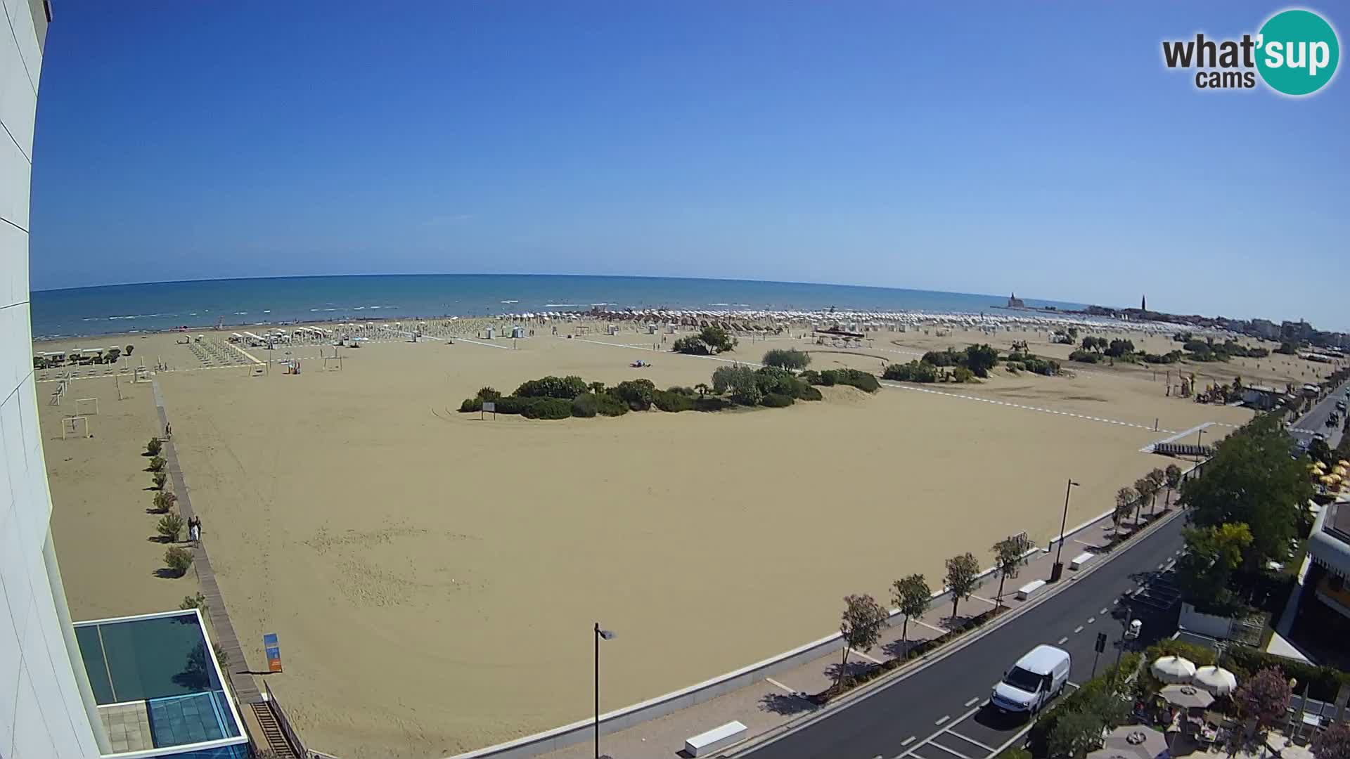 Hotel Panoramic u živo Caorle plaža Levante web kamera – Italija