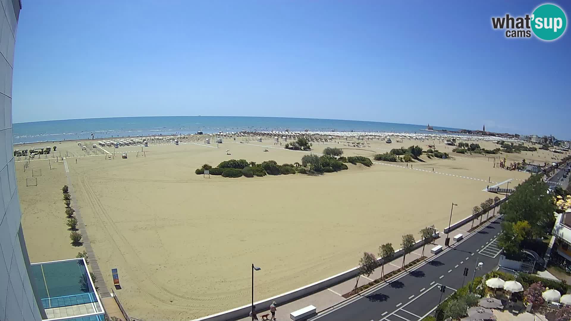 Hotel Panoramic u živo Caorle plaža Levante web kamera – Italija