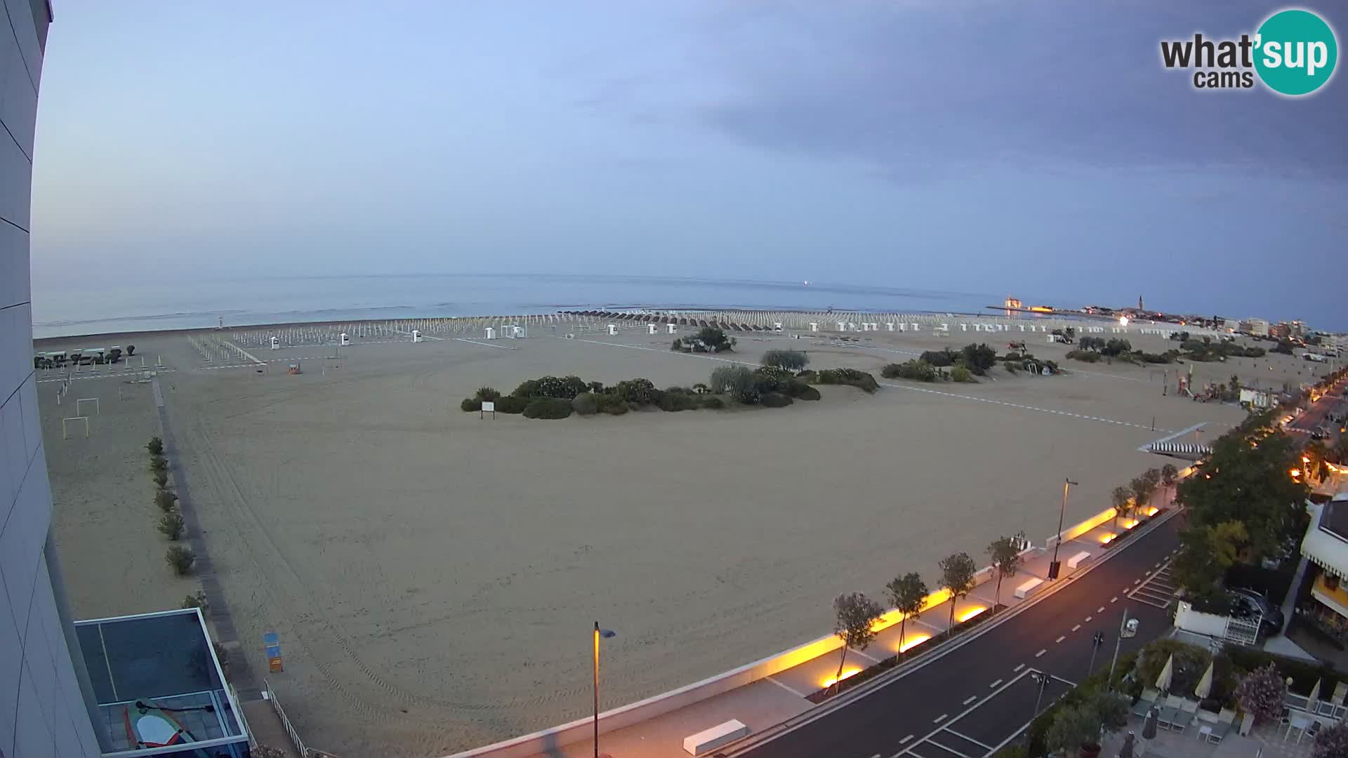 Hotel Panoramic v živo Caorle plaža Levante spletna kamera – Italija