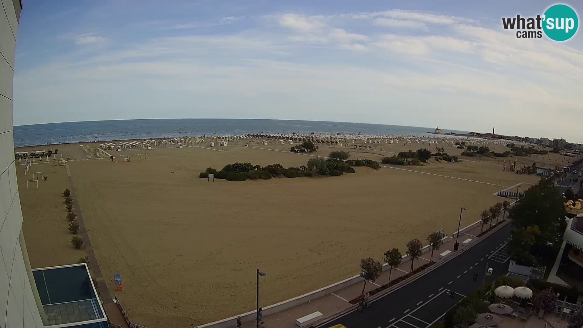 Hotel Panoramic u živo Caorle plaža Levante web kamera – Italija