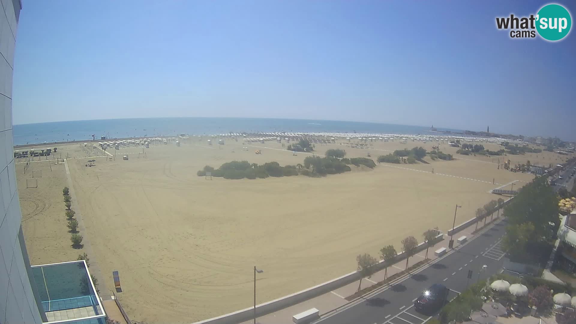 Hotel Panoramic dal vivo Caorle spiaggia Levante webcam
