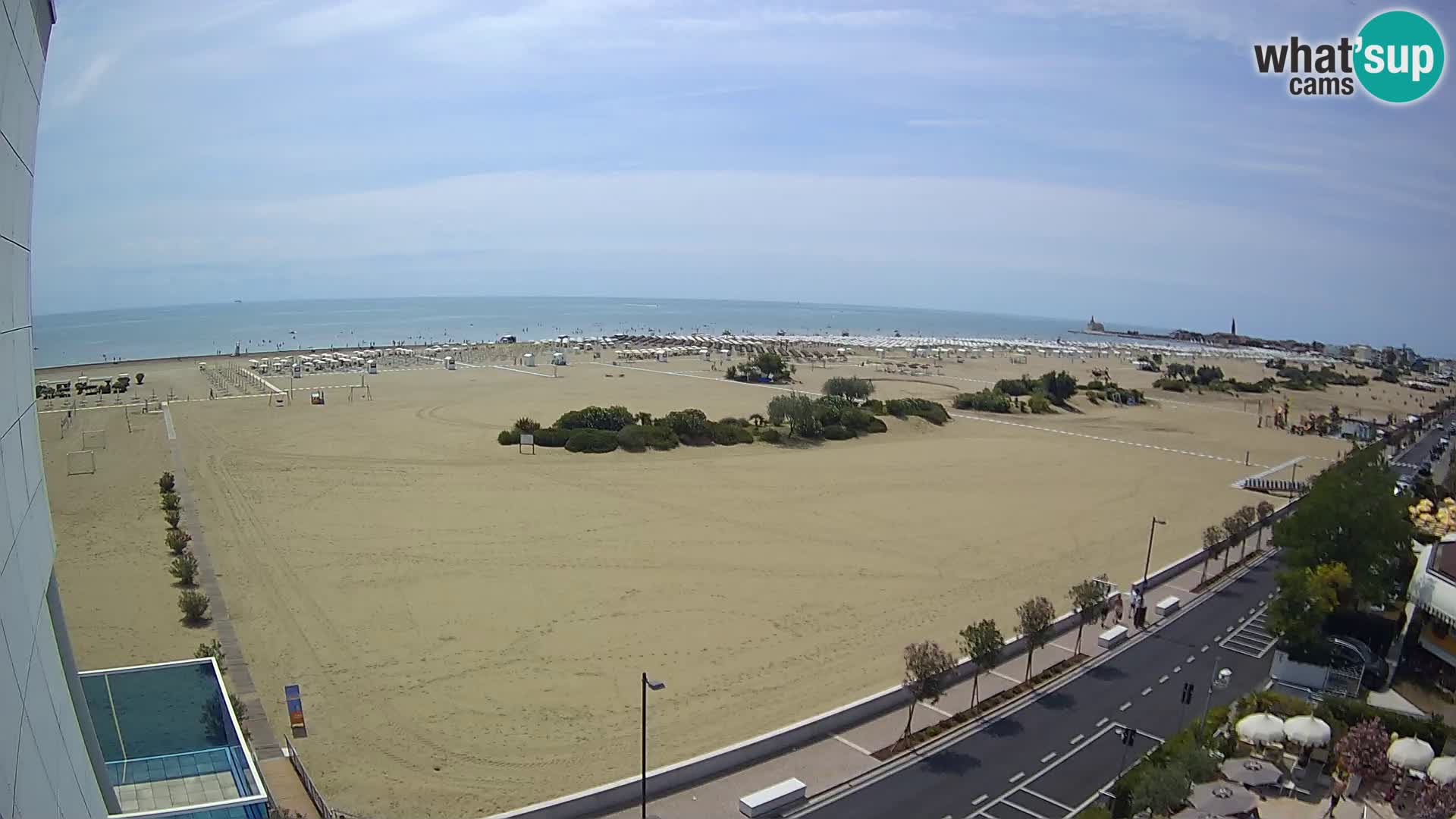 Hotel Panoramic en vivo Caorle playa Levante webcam – Italia