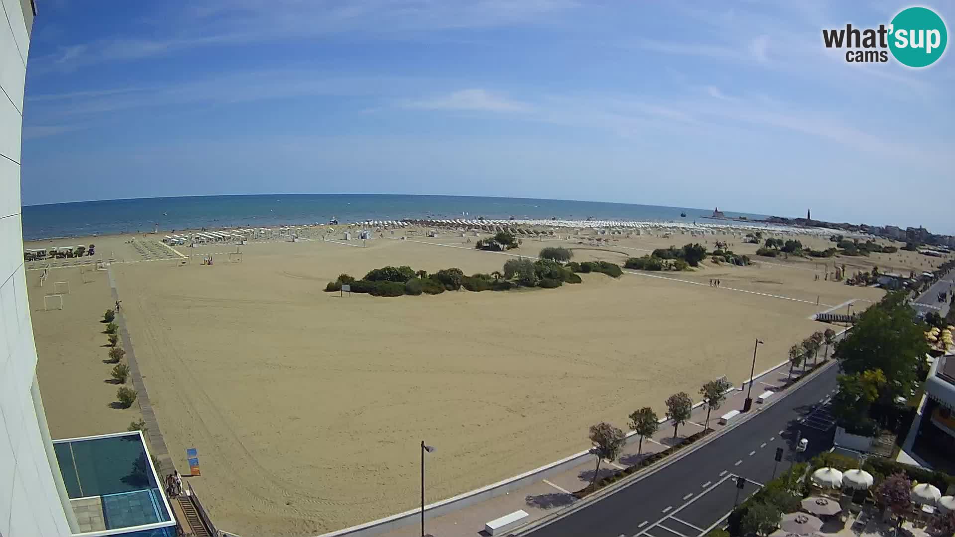 Hotel Panoramic u živo Caorle plaža Levante web kamera – Italija