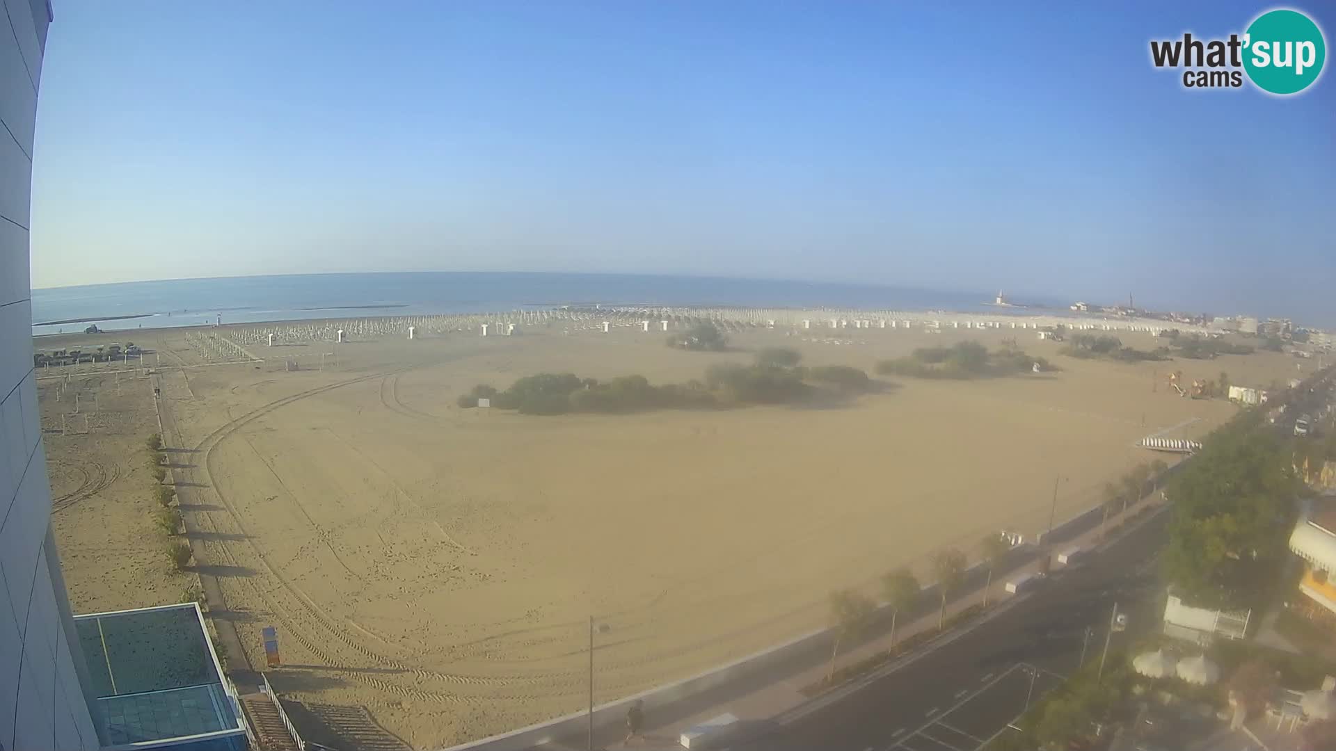 Hotel Panoramic v živo Caorle plaža Levante spletna kamera – Italija