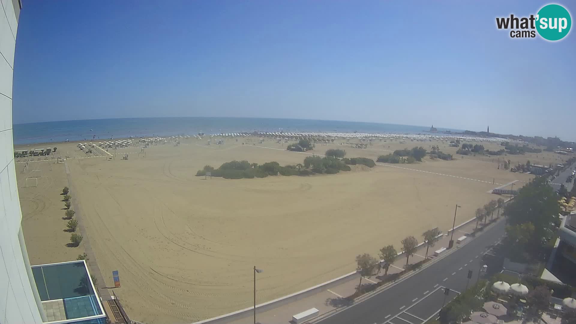 Hotel Panoramic u živo Caorle plaža Levante web kamera – Italija