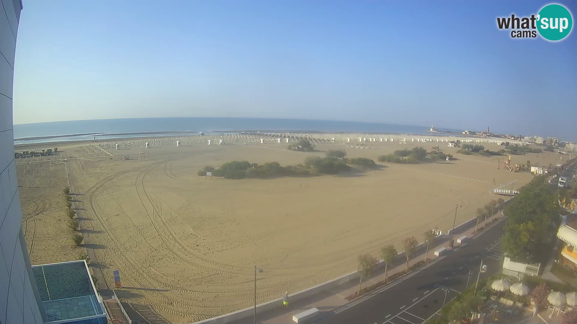 Hotel Panoramic u živo Caorle plaža Levante web kamera – Italija