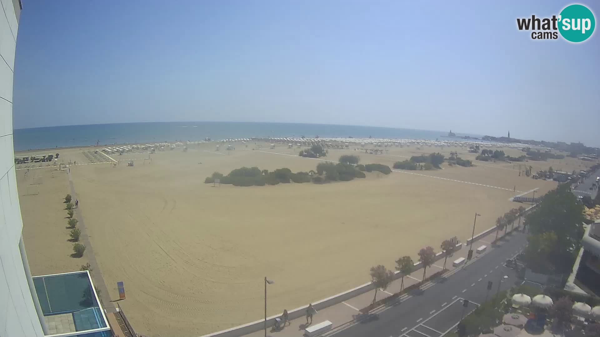 Hotel Panoramic u živo Caorle plaža Levante web kamera – Italija