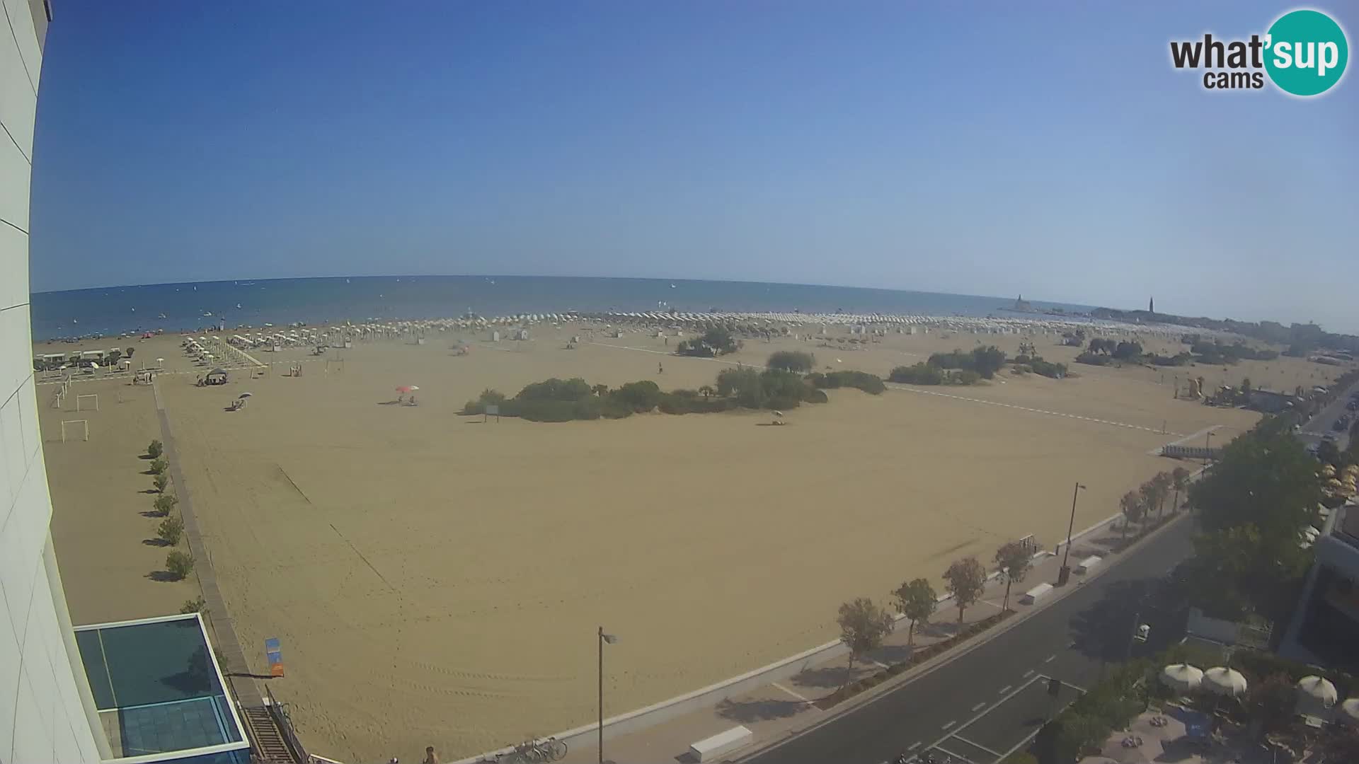 Hotel Panoramic u živo Caorle plaža Levante web kamera – Italija