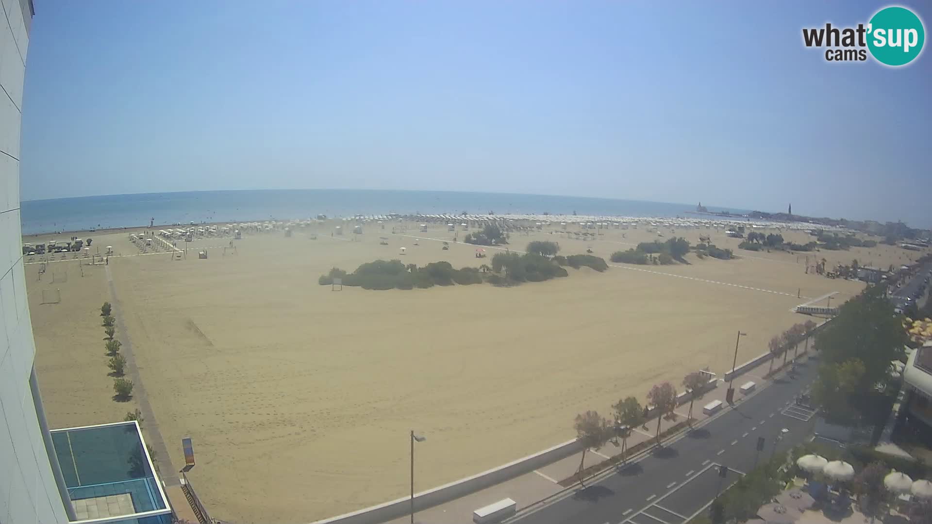 Hotel Panoramic en vivo Caorle playa Levante webcam – Italia