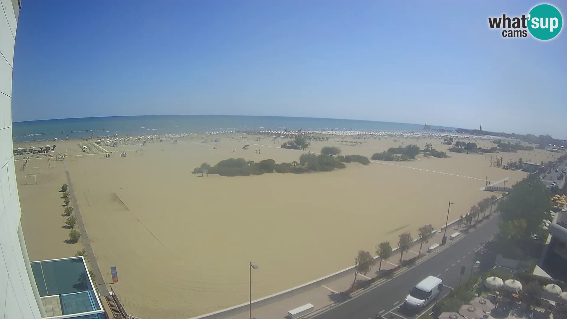 Hotel Panoramic dal vivo Caorle spiaggia Levante webcam