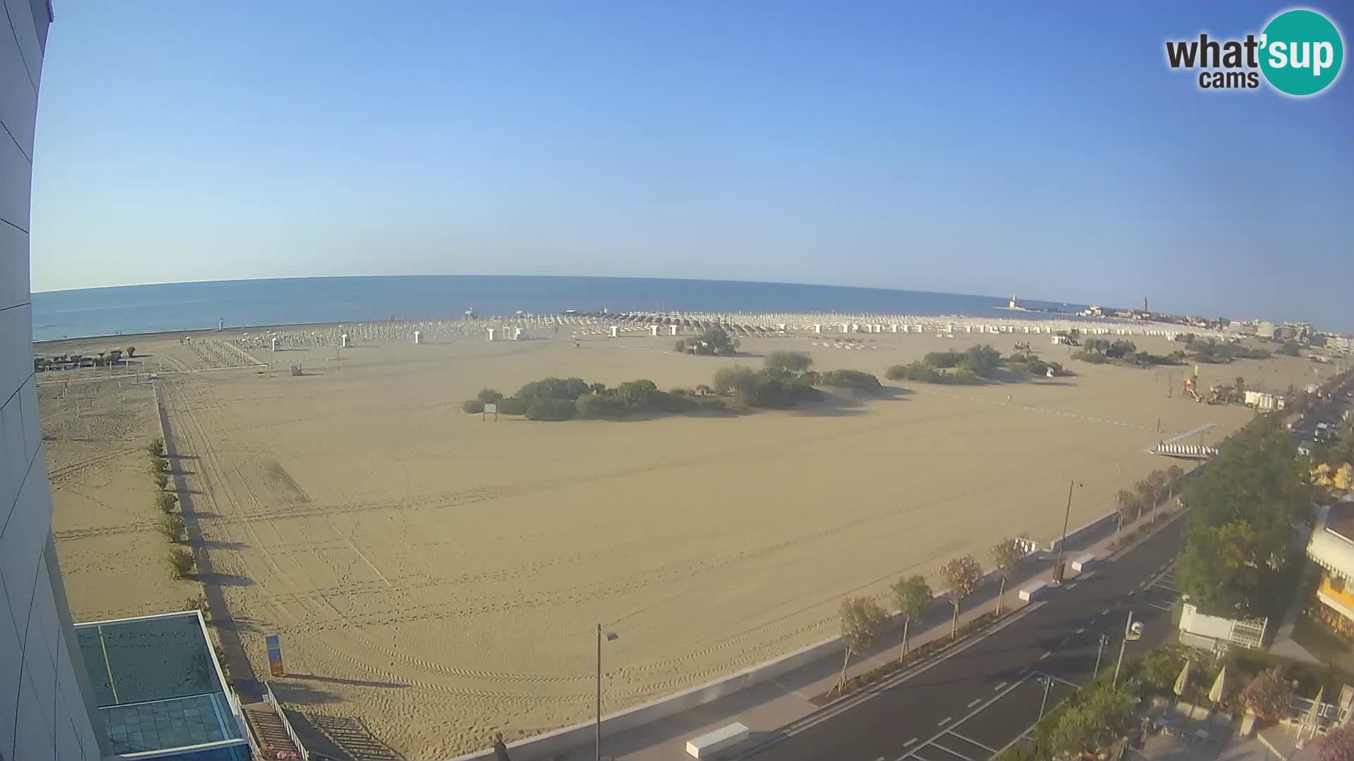 Hotel Panoramic u živo Caorle plaža Levante web kamera – Italija