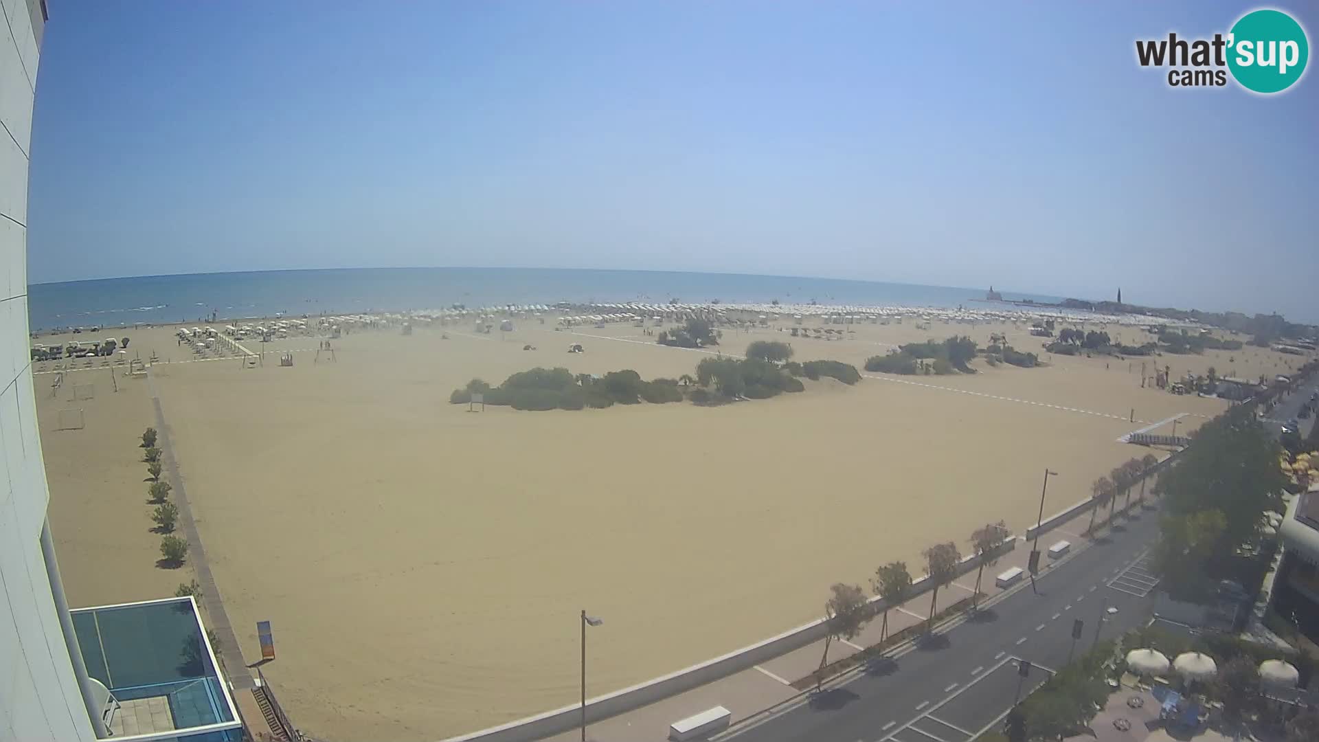 Hotel Panoramic dal vivo Caorle spiaggia Levante webcam