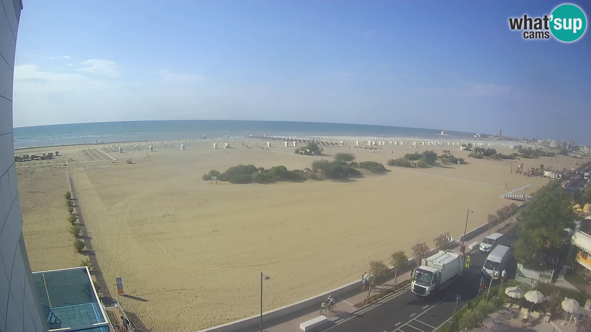 Hotel Panoramic u živo Caorle plaža Levante web kamera – Italija