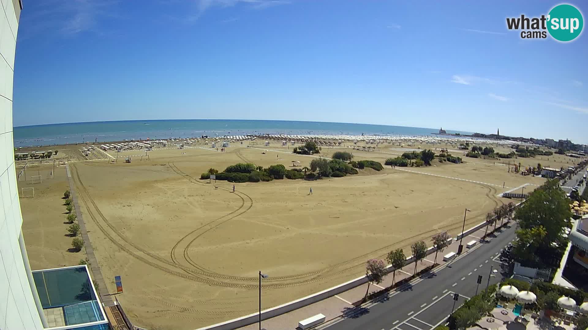 Hotel Panoramic u živo Caorle plaža Levante web kamera – Italija