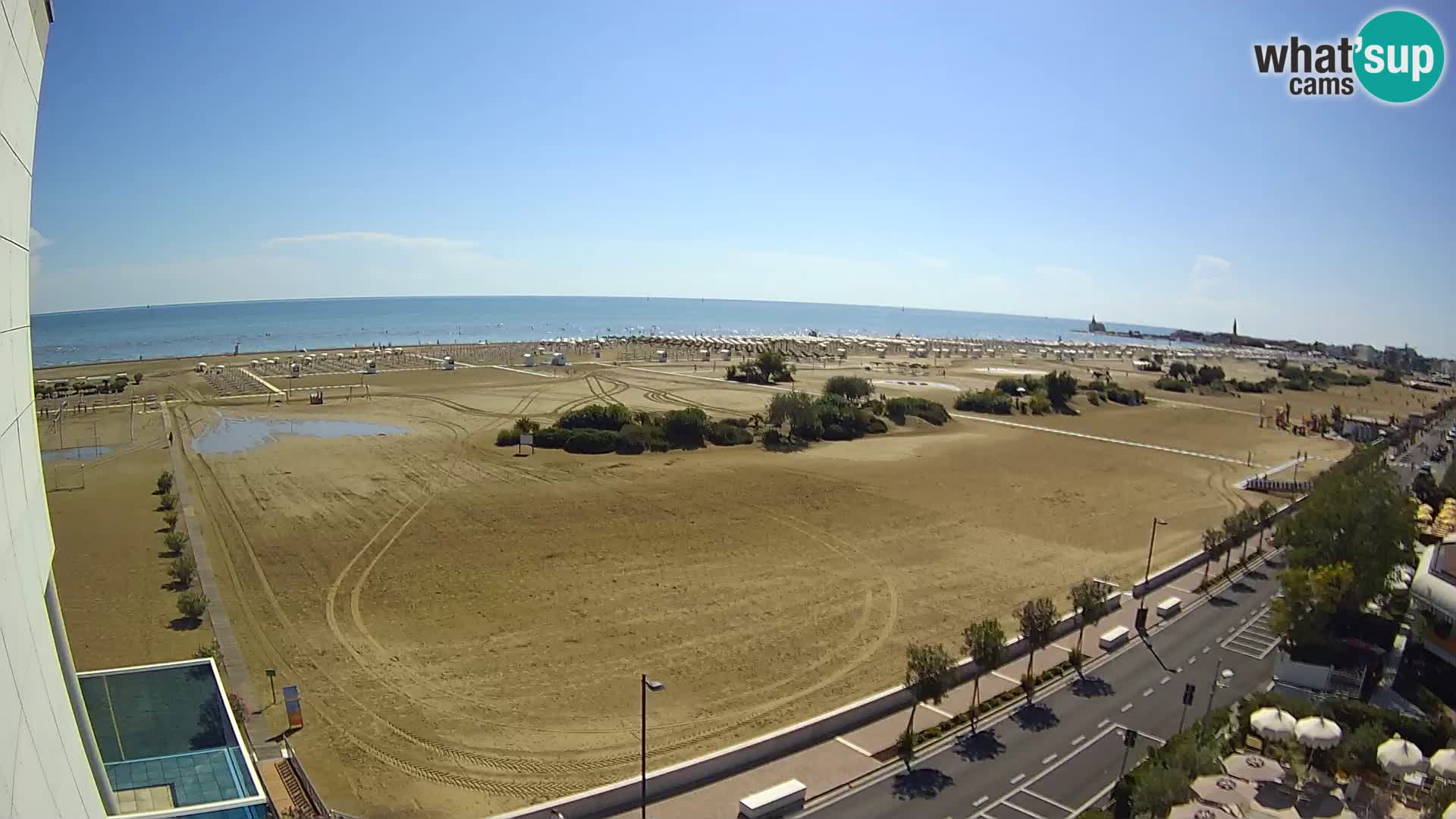 Hotel Panoramic dal vivo Caorle spiaggia Levante webcam