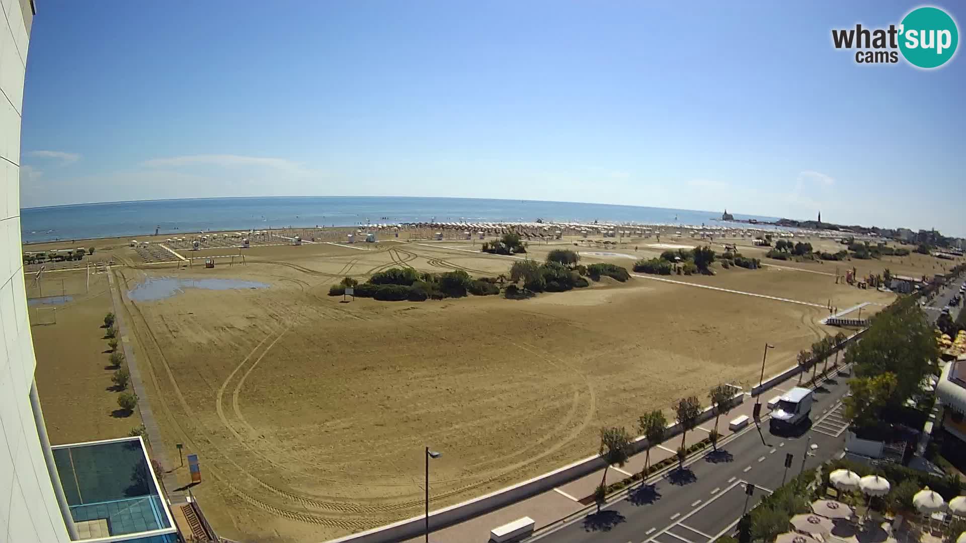 Hotel Panoramic en vivo Caorle playa Levante webcam – Italia