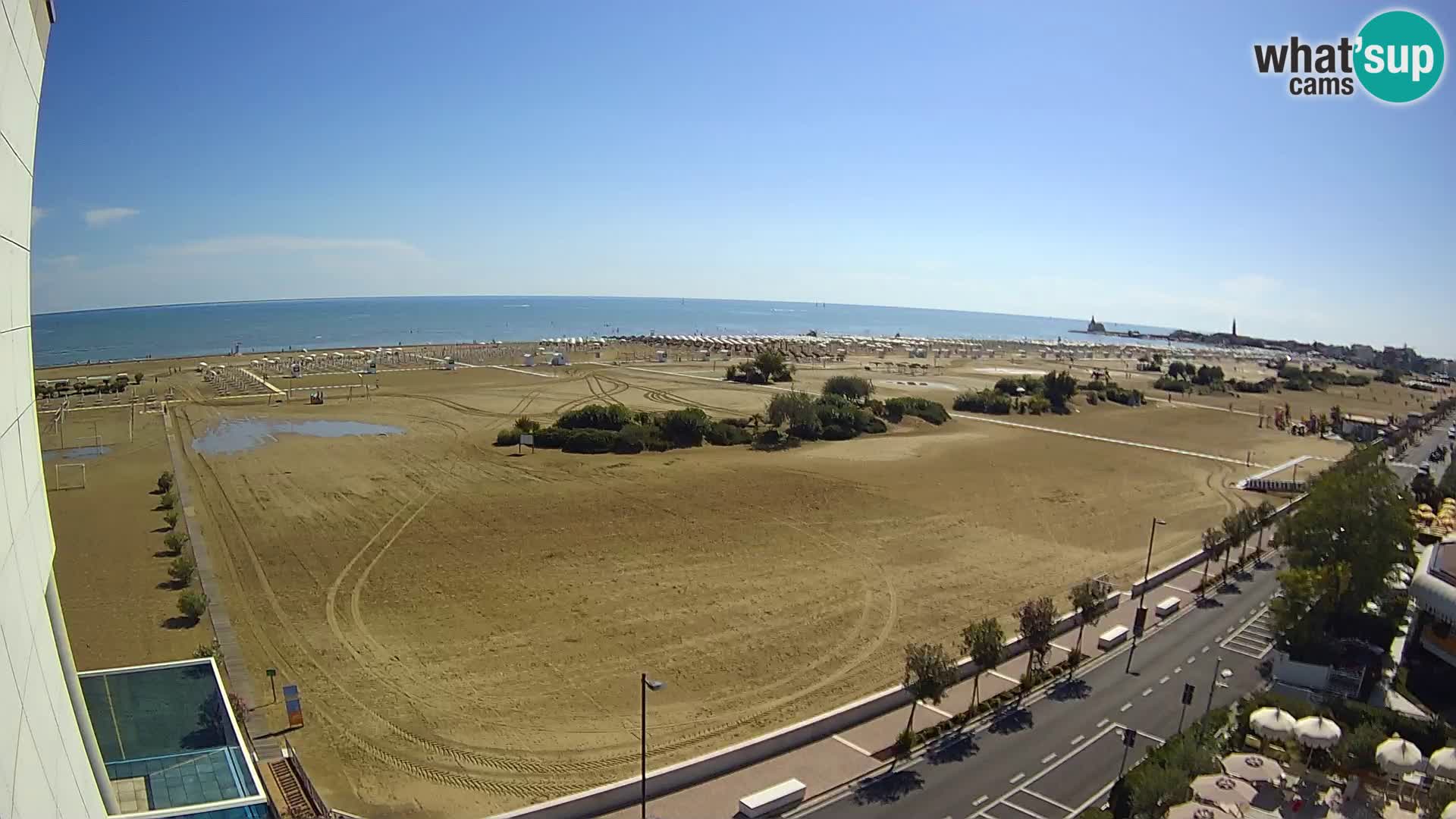 Hotel Panoramic Live view Caorle beach Levante webcam – Italy