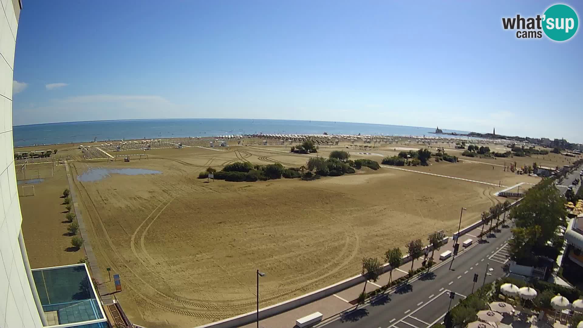 Hotel Panoramic u živo Caorle plaža Levante web kamera – Italija
