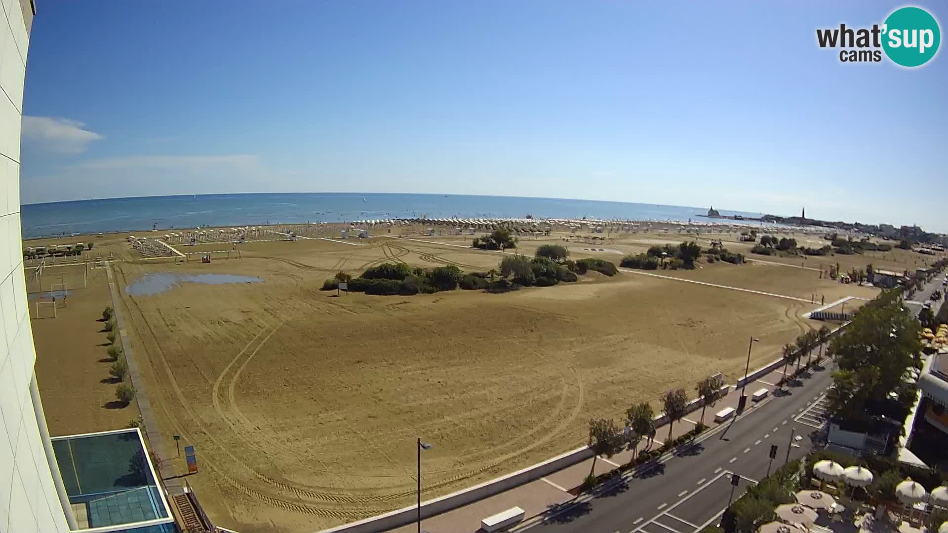 Hotel Panoramic u živo Caorle plaža Levante web kamera – Italija