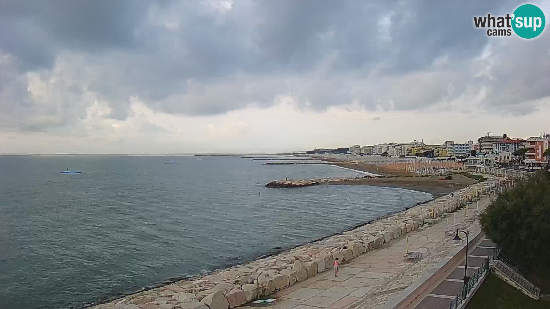 Webcam Caorle Ponente – Blick von Marinai di Caorle