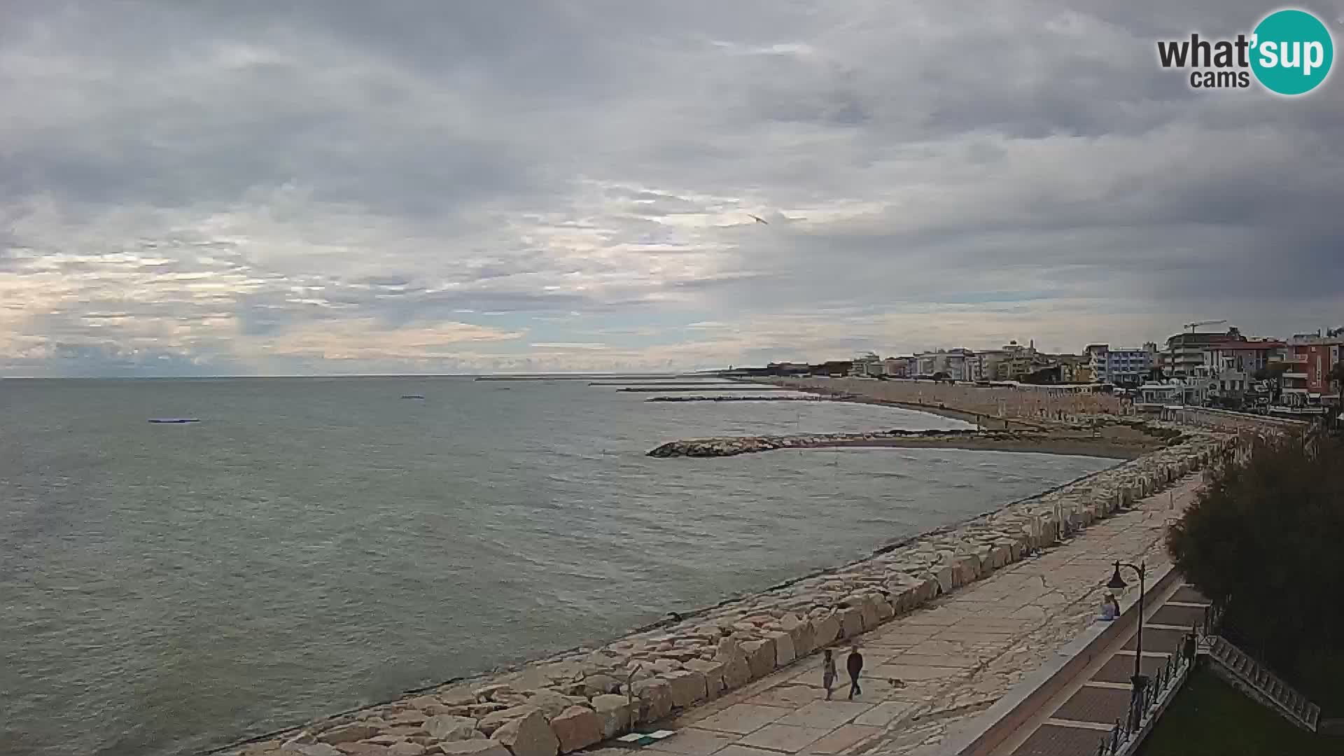 Webcam Caorle Ponente – Blick von Marinai di Caorle