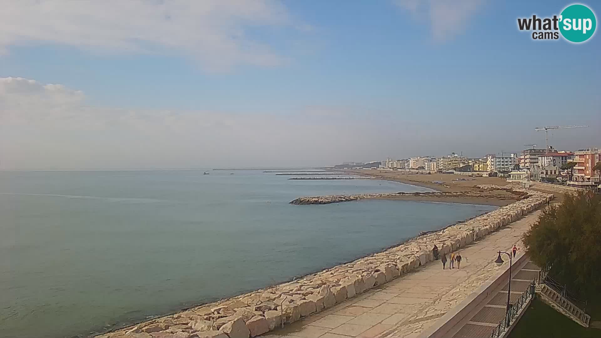 Webcam Caorle Ponente – Blick von Marinai di Caorle