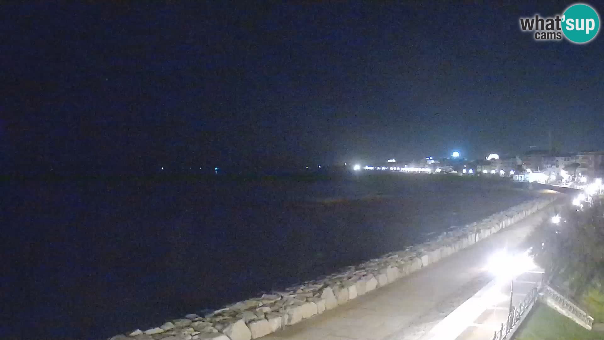 Webcam Caorle Ponente – Vue depuis les Marinai di Caorle