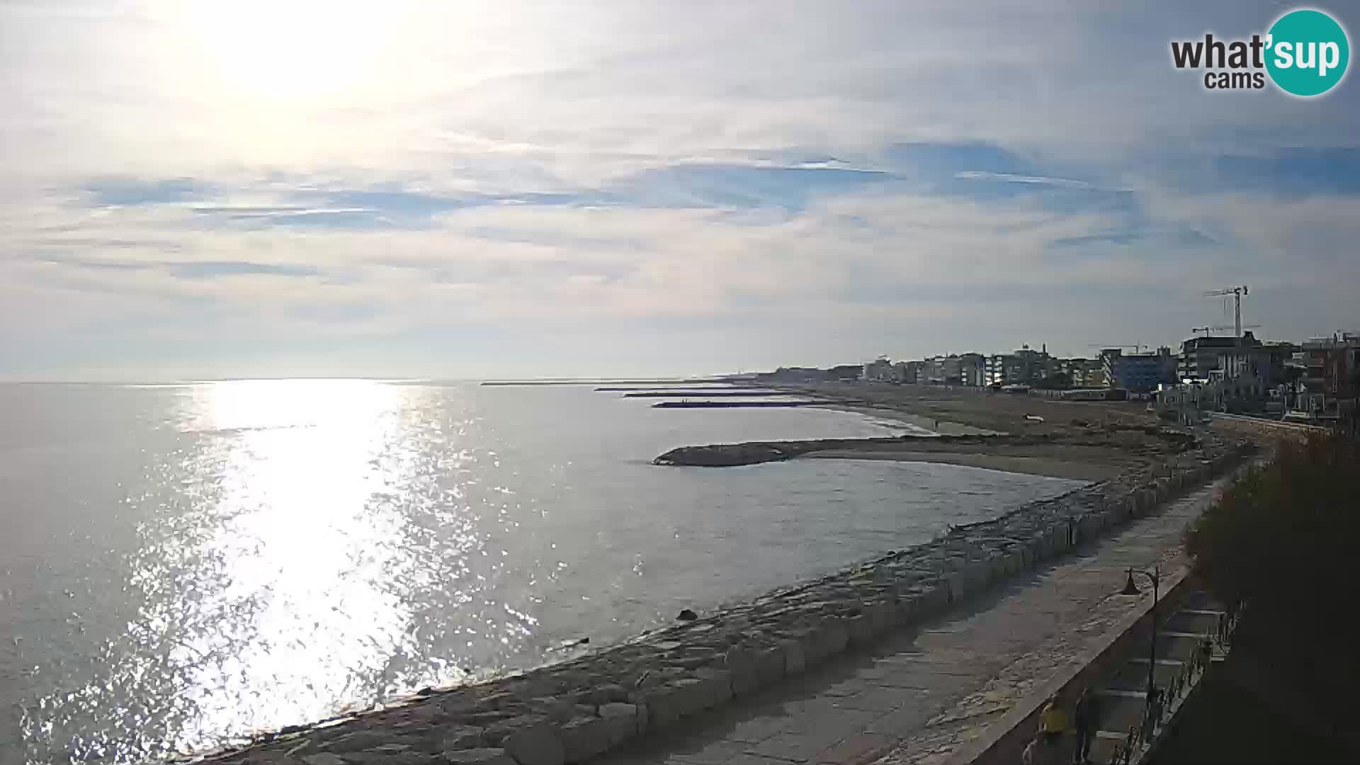 Webcam Caorle Ponente – Blick von Marinai di Caorle