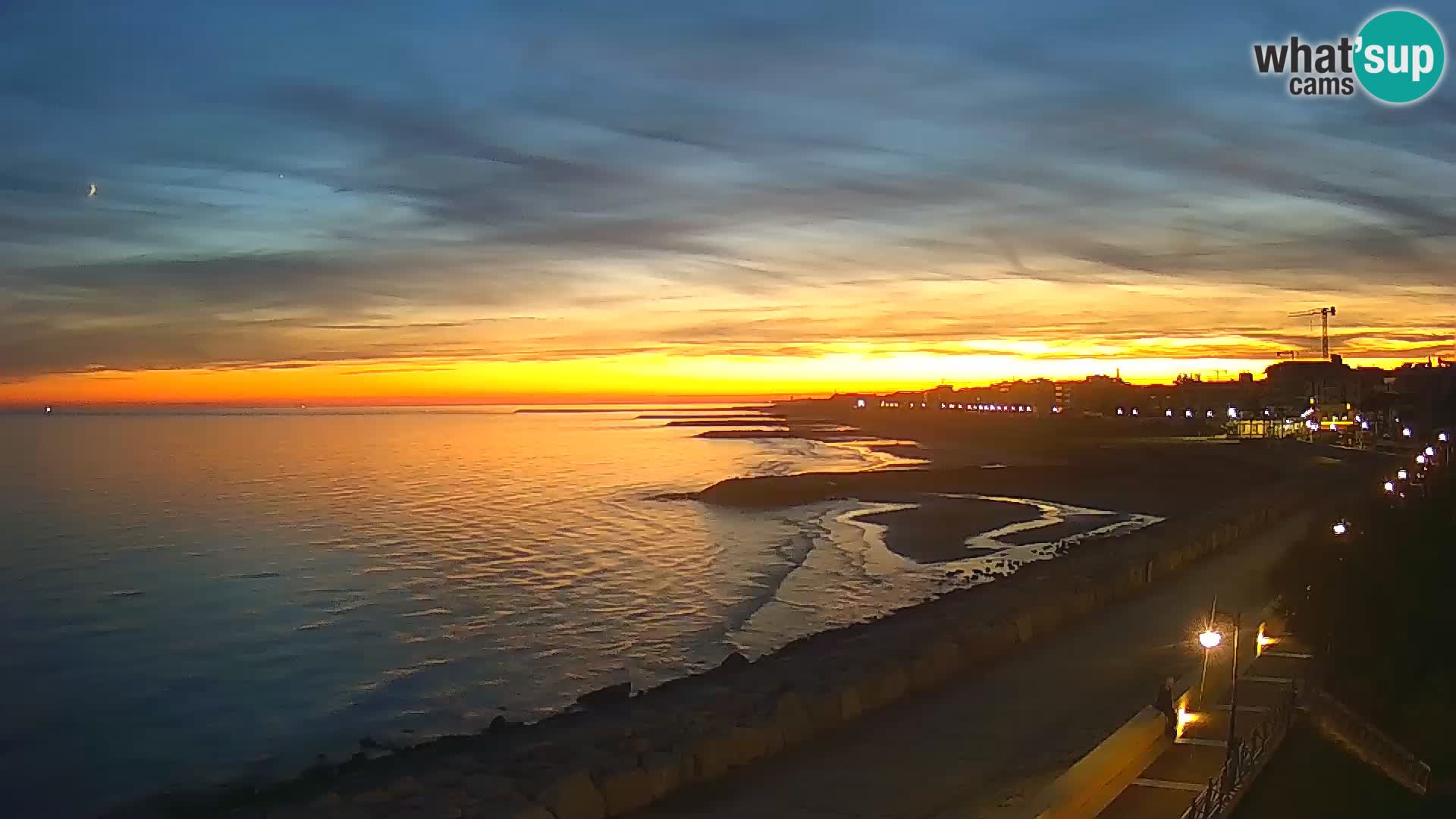 Webcam Caorle Ponente – Vue depuis les Marinai di Caorle