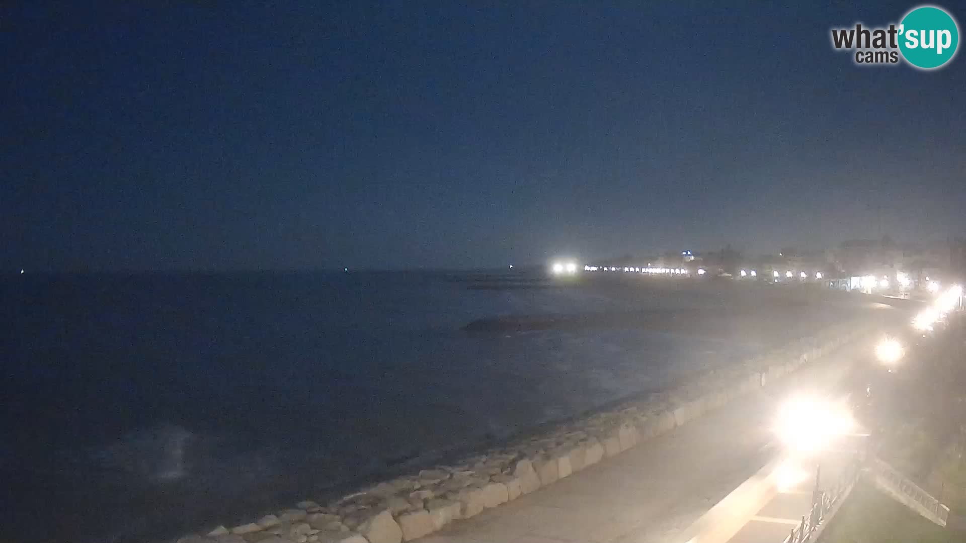 Webcam Caorle Ponente – Blick von Marinai di Caorle