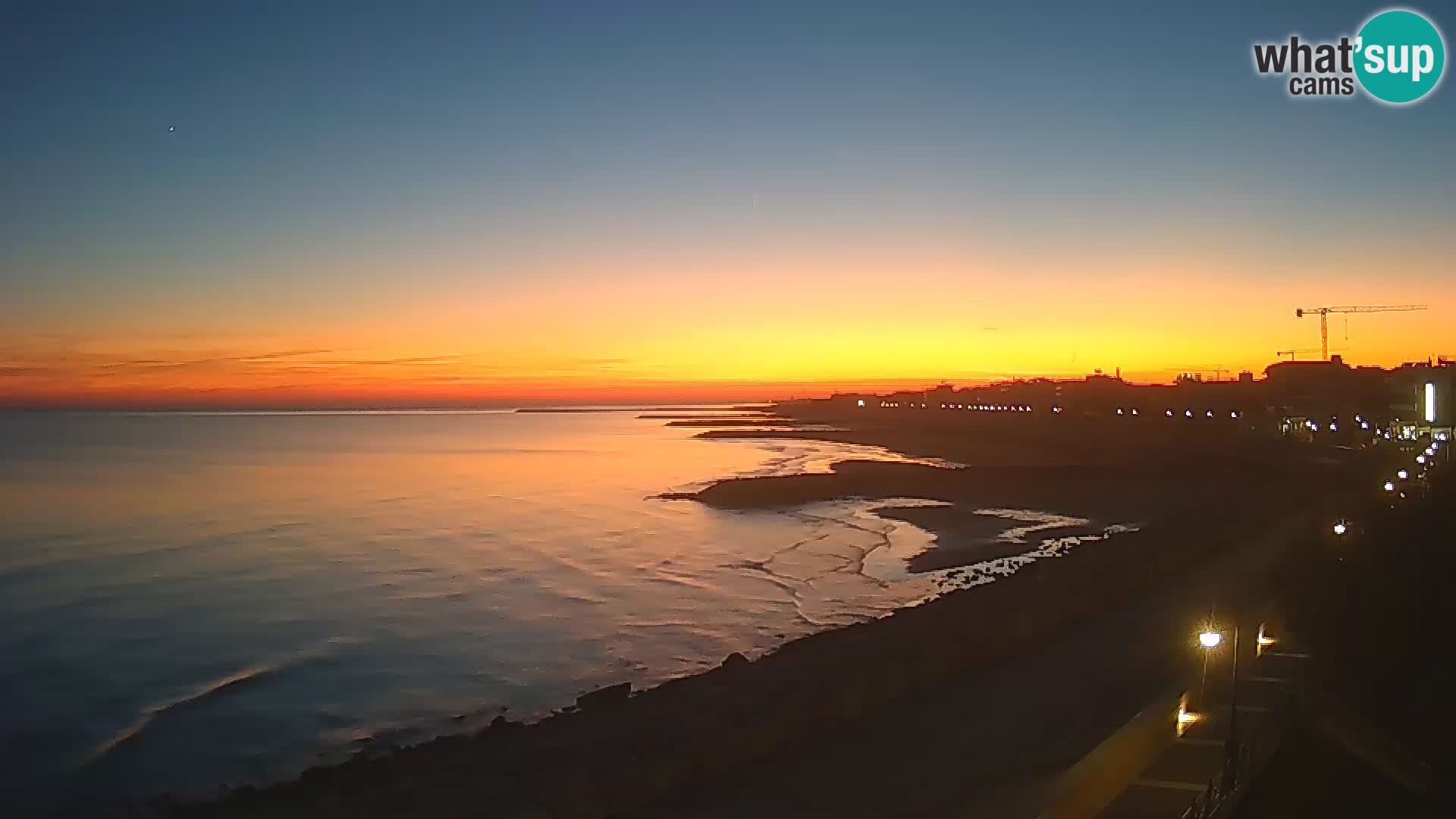 Webcam Caorle Ponente – Blick von Marinai di Caorle