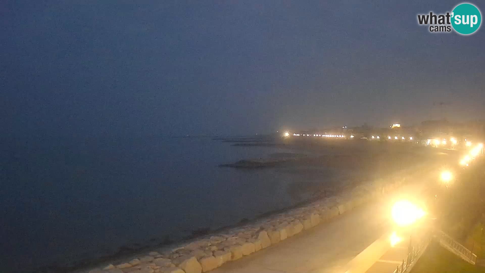 Webcam Caorle Ponente – Vue depuis les Marinai di Caorle