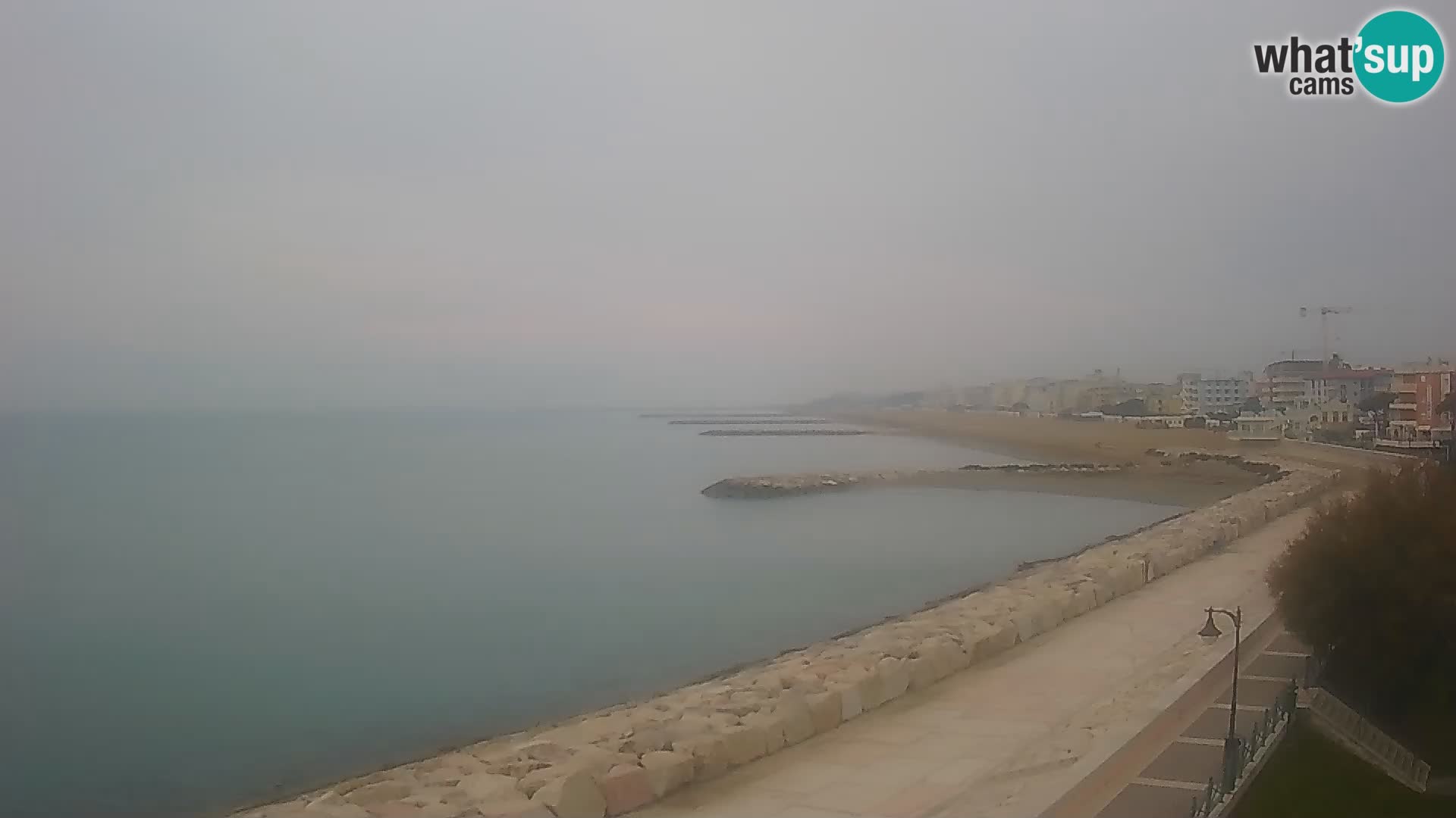 Webcam Caorle Ponente – Vue depuis les Marinai di Caorle