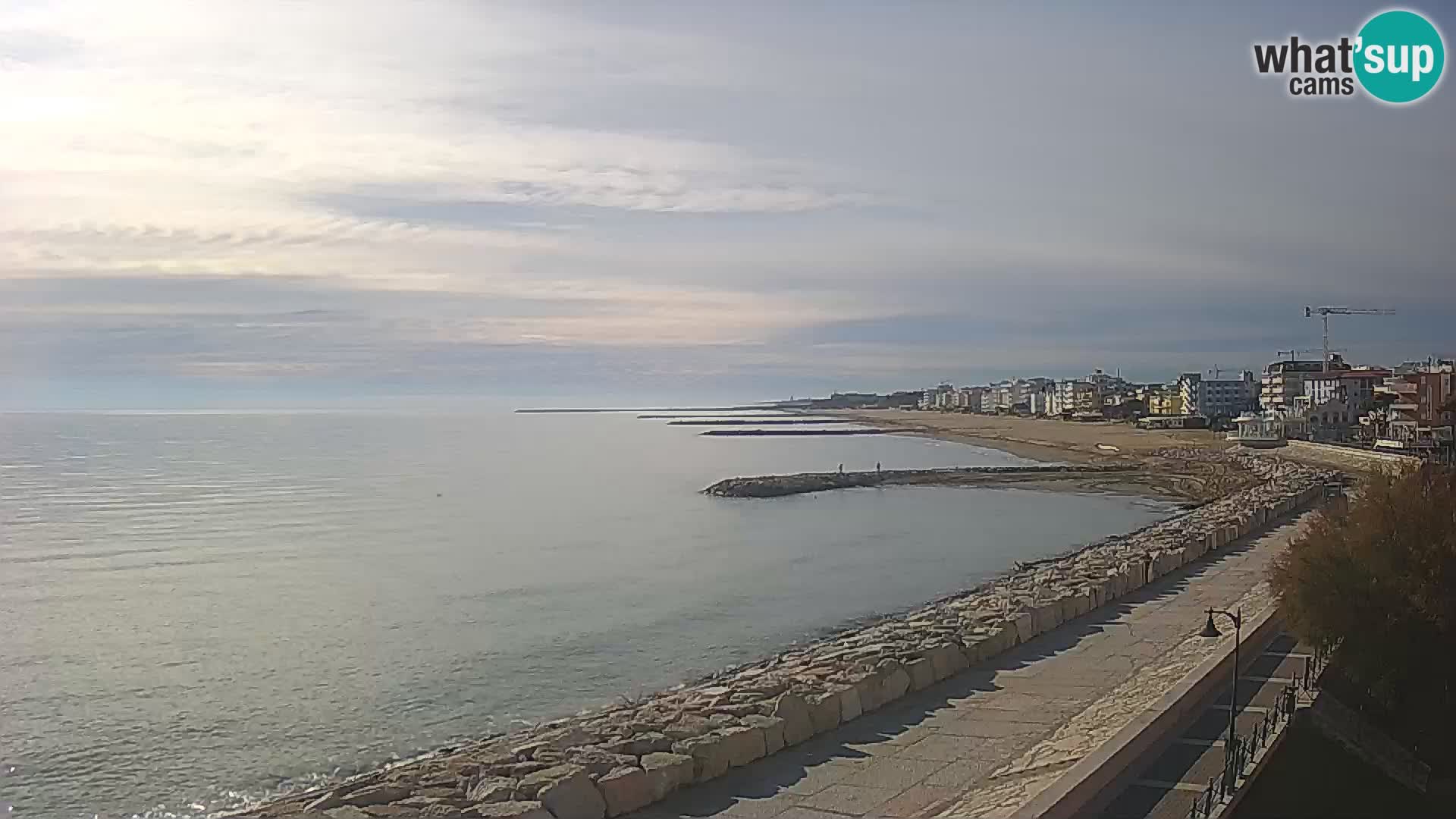 Webcam Caorle Ponente – Blick von Marinai di Caorle