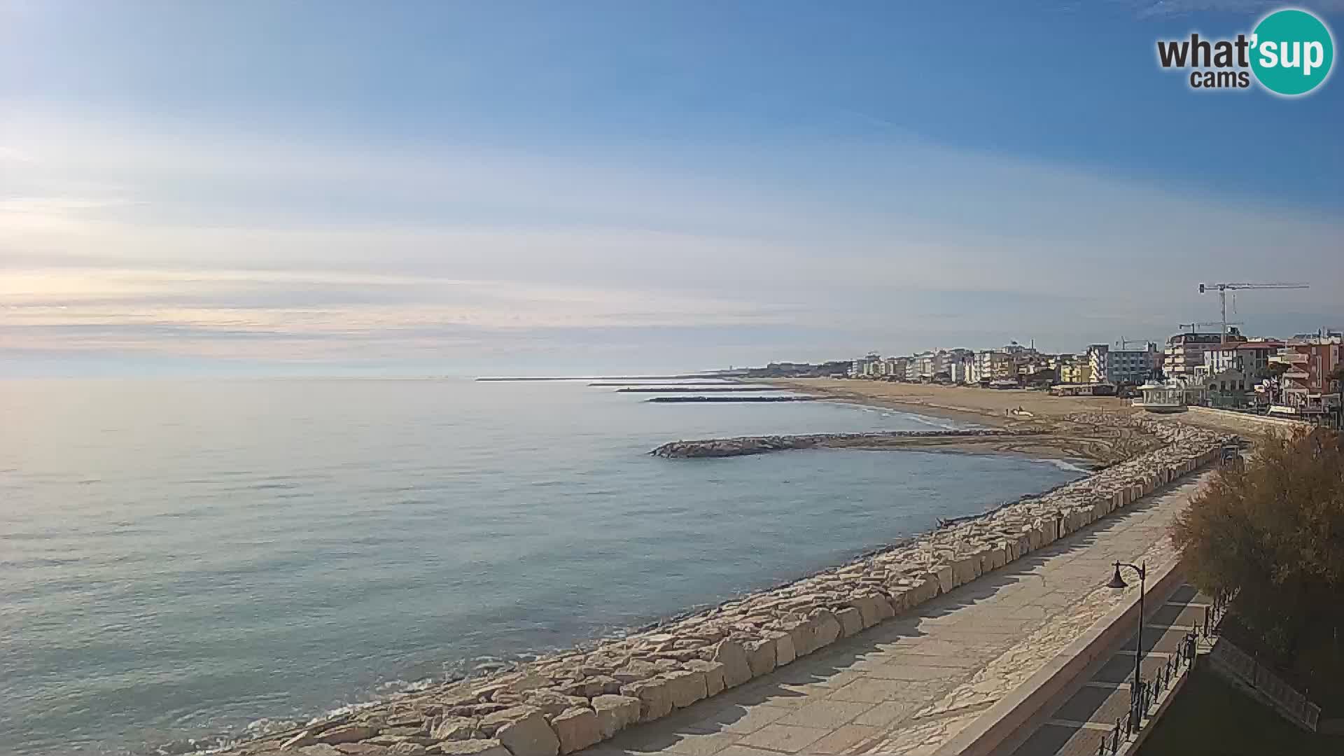 Webcam Caorle Ponente – Blick von Marinai di Caorle