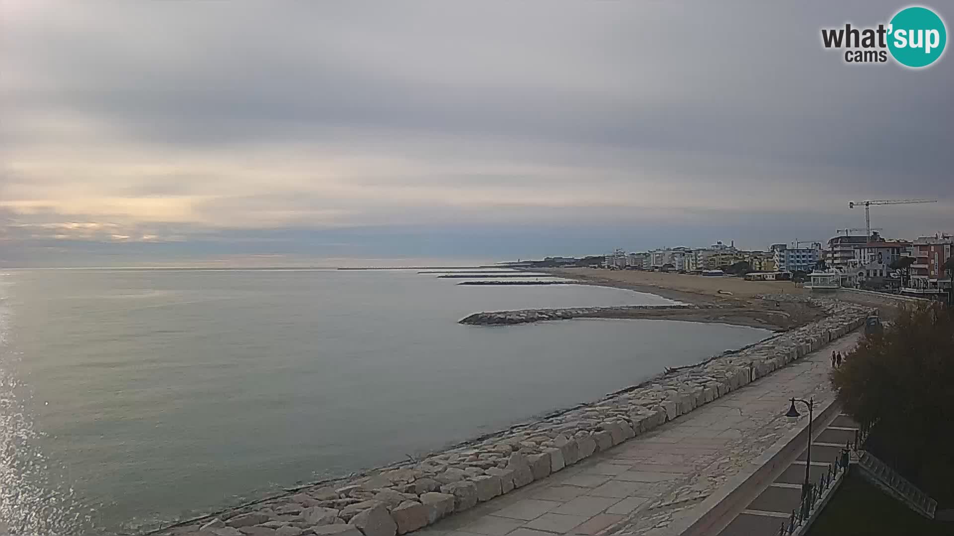 Webcam Caorle Ponente – Blick von Marinai di Caorle