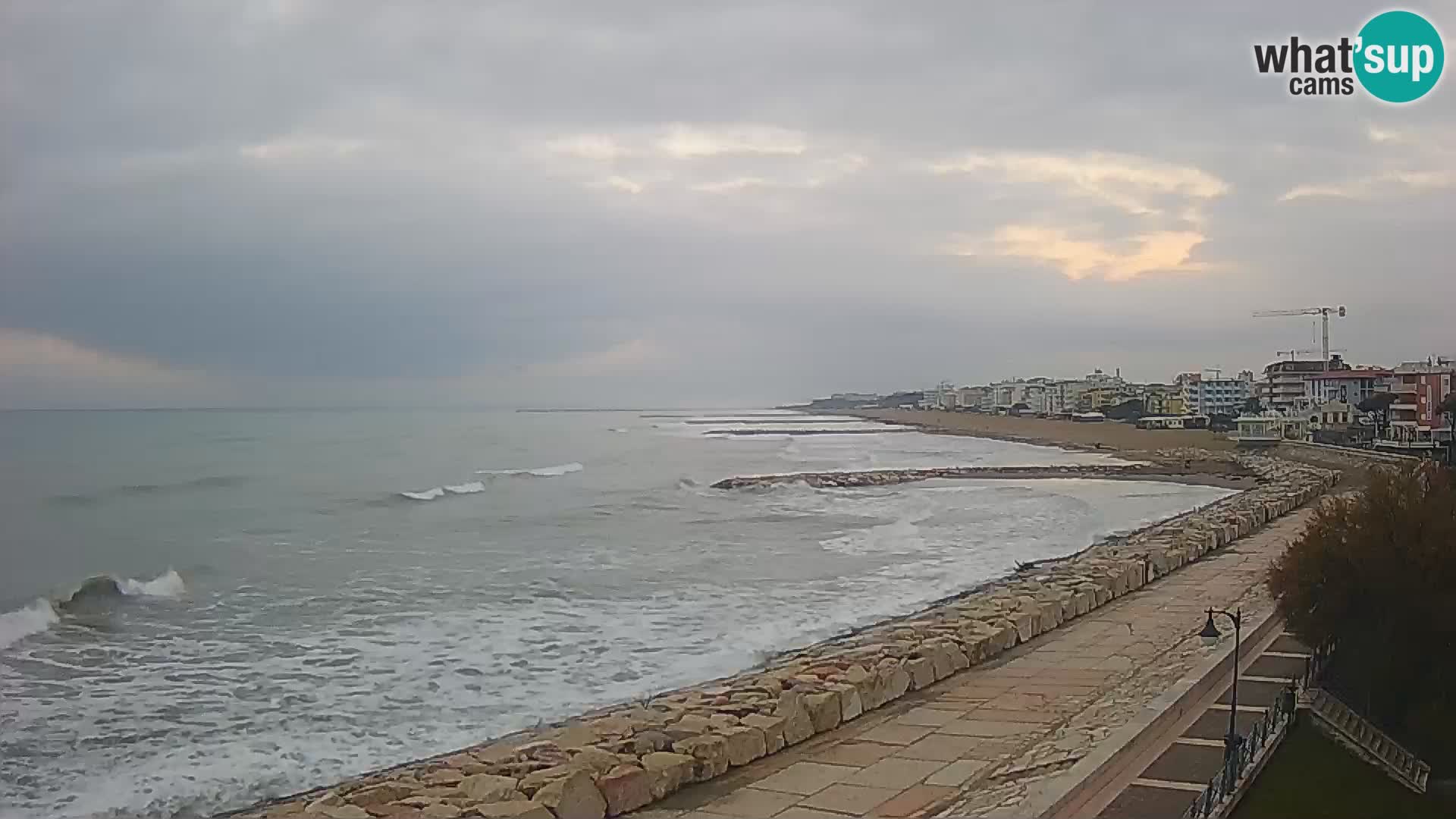 Webcam Caorle Ponente – Blick von Marinai di Caorle