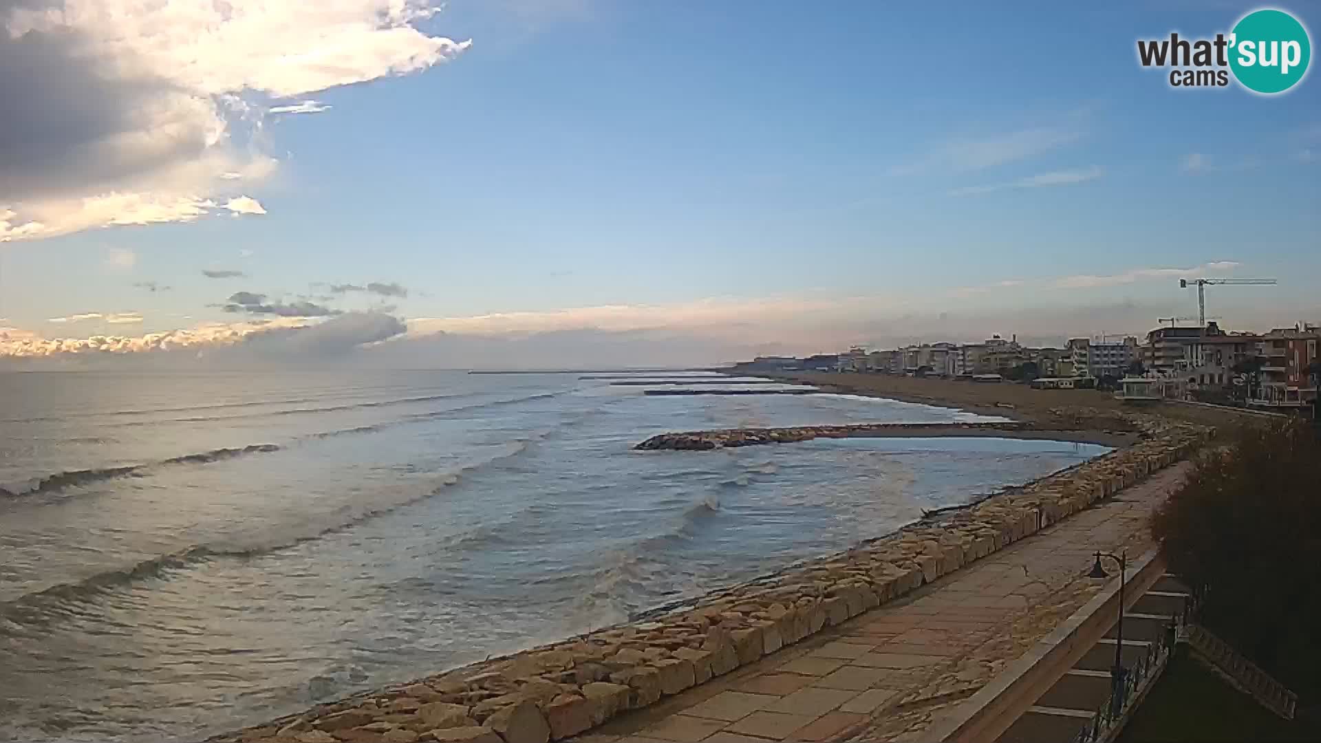 Webcam Caorle Ponente – Blick von Marinai di Caorle