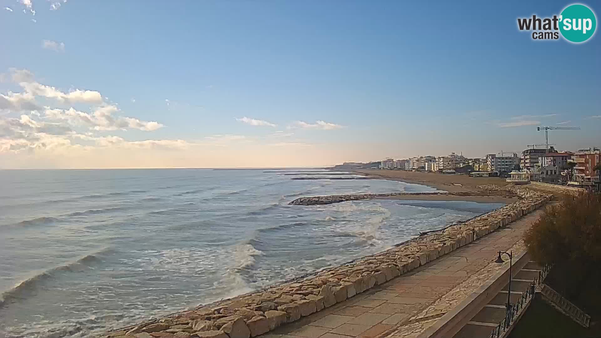 Webcam Caorle Ponente – Blick von Marinai di Caorle