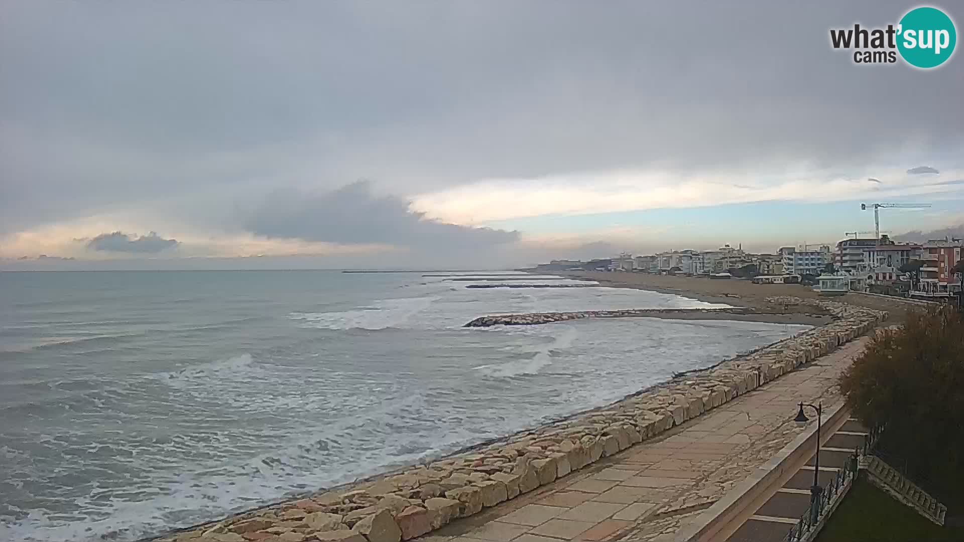 Webcam Caorle Ponente – Blick von Marinai di Caorle